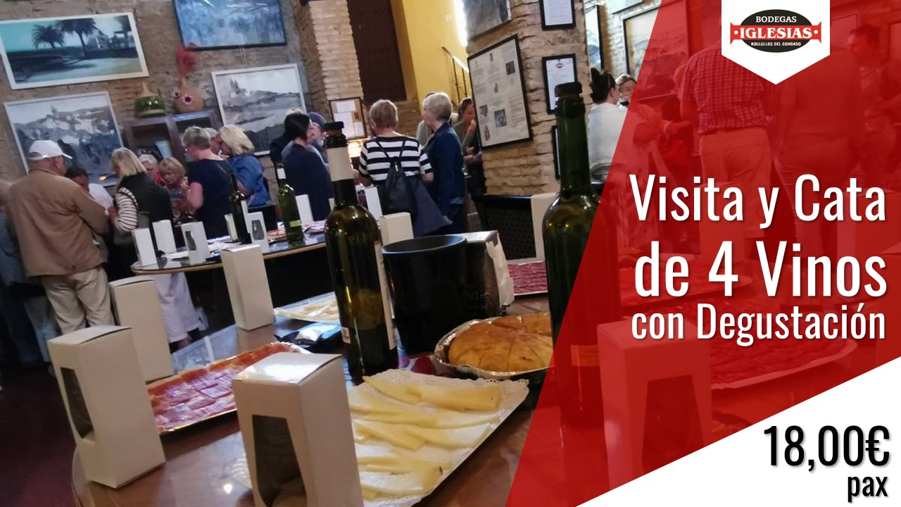 Visita y cata de cuatro vinos